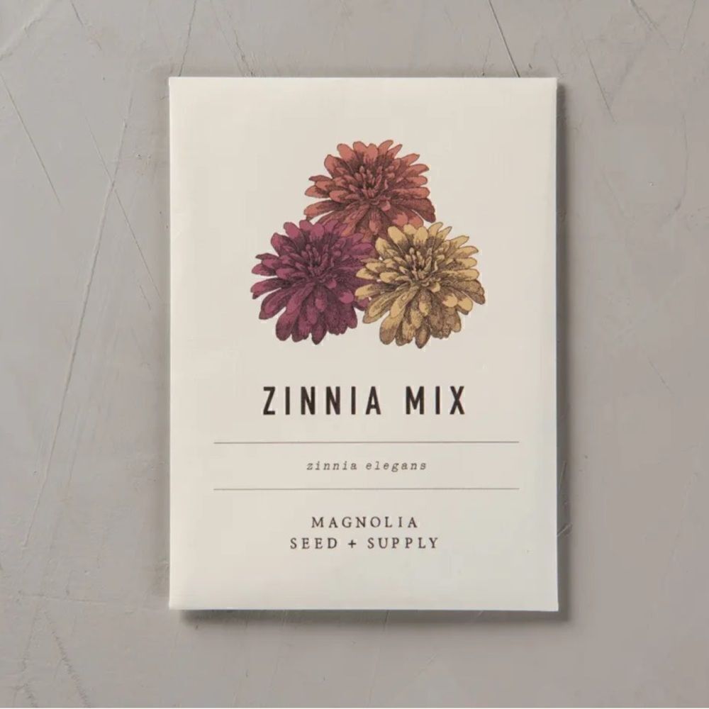 Magnolia Zinnia Mix Planting Growing Flowering Seeds